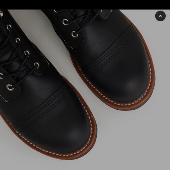 Mens RED WING IRON RANGER - BLACK (New in Box) main image 6